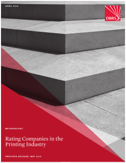 Rating Companies in the Printing Industry