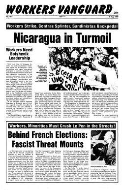 Behind French Elections: Fascist Threat Mounts