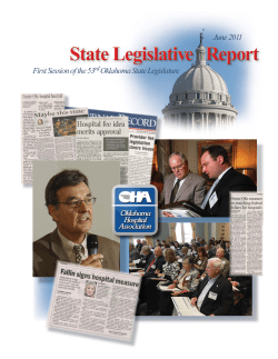 First Session of the 53rd Oklahoma State Legislature June 2011