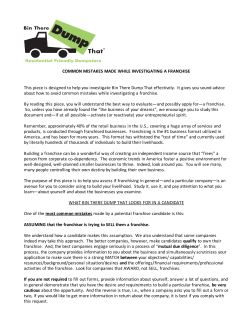 COMMON MISTAKES MADE WHILE INVESTIGATING A