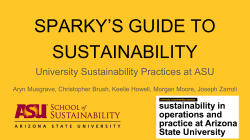SPARKY`S GUIDE TO SUSTAINABILITY