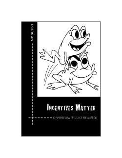 IncentIves Matter - Montana Council on Economic Education