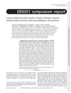EB2001 symposium report - AJP-Lung