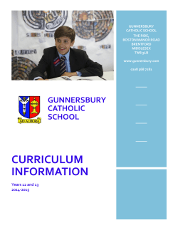2014 Year 12 and 13 Curriculum Guide PDF File