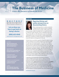 The Business of Medicine