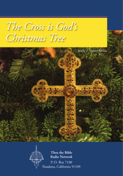 The Cross is God`s Christmas Tree