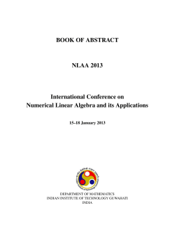 BOOK OF ABSTRACT NLAA 2013 International