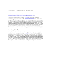 Preview of “Automatic Differentiation with Scala” - Win