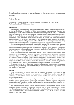 Transformation reactions in phyllosilicates at low temperature