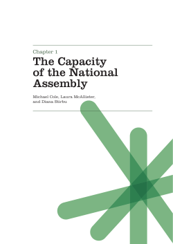 The Capacity of the National Assembly