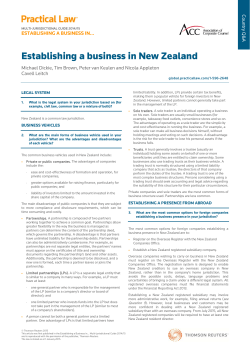 Establishing a business in New Zealand (PDF file)