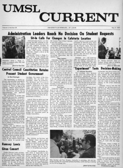 Administration Leaders Reach No Deci~ion On Siudent Requests