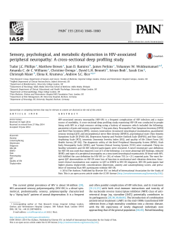 Sensory, psychological, and metabolic