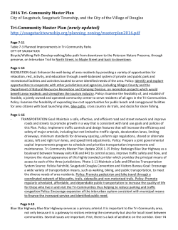 2016 Tri-Community Master Plan - Friends of the Blue Star Trail