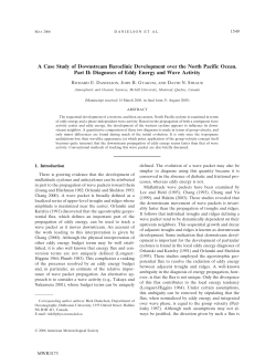 Diagnoses of Eddy Energy and Wave Activ