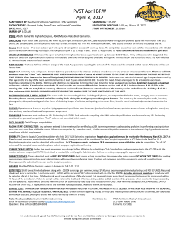 PVST April BRW April 8, 2017 - Indian Wells Valley Swim Team