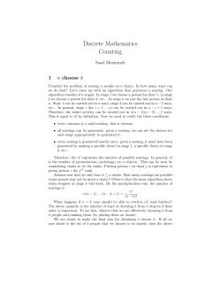 Discrete Mathematics Counting