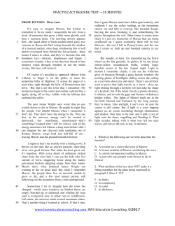 PRACTICE ACT READING TEST - BWS Education Consulting