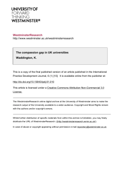 - WestminsterResearch