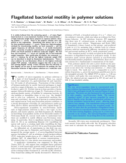 Flagellated bacterial motility in polymer solutions