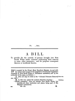 A BILL - AustLII