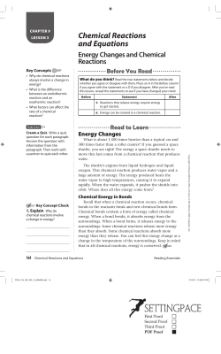 Chemical Reactions and Equations