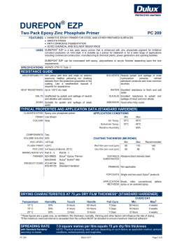 Data Sheet (PC209) - Dulux Protective Coatings