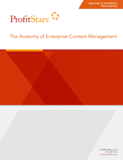 The Anatomy of Enterprise Content Management