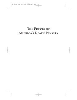 The Future of America`s Death Penalty