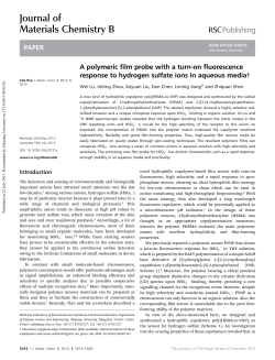 Journal of Materials Chemistry B