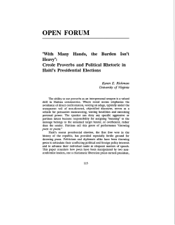 OPEN FORUM