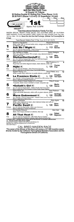 Full Program - Santa Anita Park