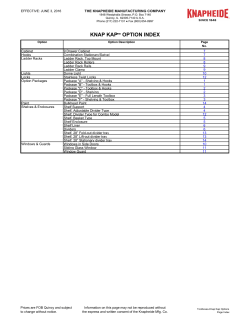knap kap™ option index