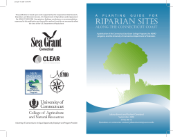 riparian sites - UConn CLEAR