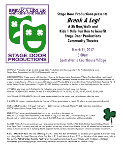 Break A Leg! - Stage Door Productions