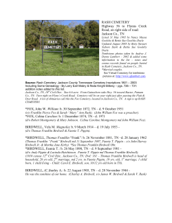 Rash Cemetery - Denny