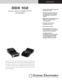 DDX 102 - Extron