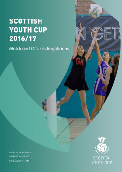 SCOTTISH YOUTH CUP 2016/17