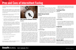 Pros and Cons of Intermittent Fasting