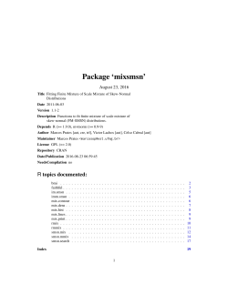 Package `mixsmsn`