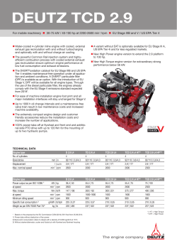 TCD 2.9 - DEUTZ-BE