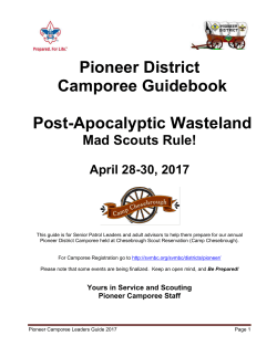 2017 Leaders Guidebook - Silicon Valley Monterey Bay Council