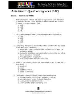 Assessment Questions (grades 9-12) - University of Illinois College