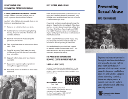 Preventing Sexual Abuse - Prevent Child Abuse New York