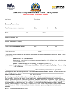 Maintenance Mania | National Apartment Association