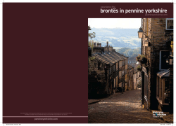 bront&euml;s in pennine yorkshire
