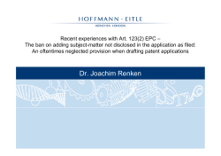 Dr. Joachim Renken