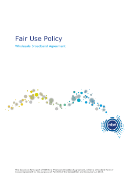 Fair Use Policy