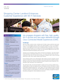 Shopping Center Landlord Enhances Customer Experience