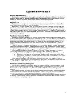 Academic Information